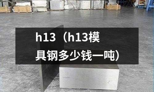 h13(h13模具鋼多少錢一噸)