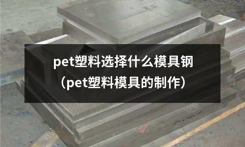 pet塑料選擇什么模具鋼（pet塑料模具的制作）