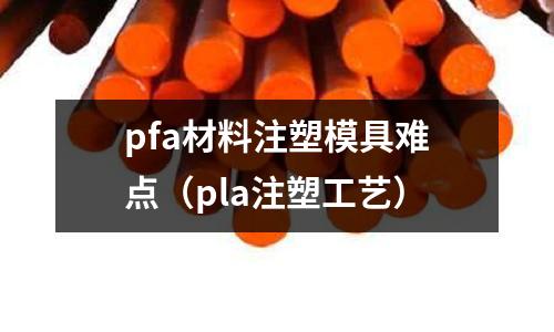 pfa材料注塑模具難點(pla注塑工藝)