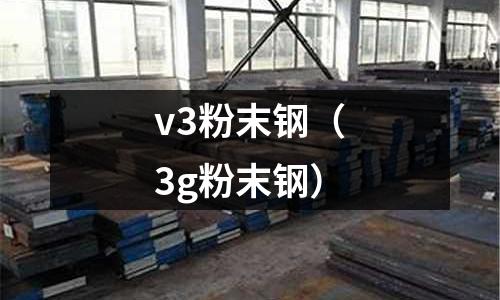 v3粉末鋼（3g粉末鋼）