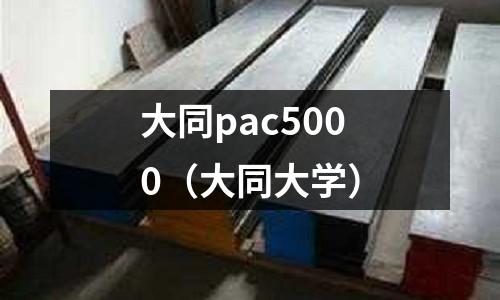 大同pac5000(大同大學(xué))