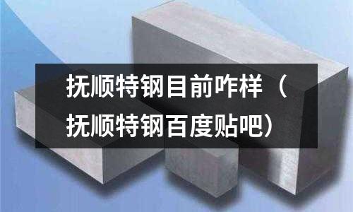 撫順特鋼目前咋樣（撫順特鋼百度貼吧）