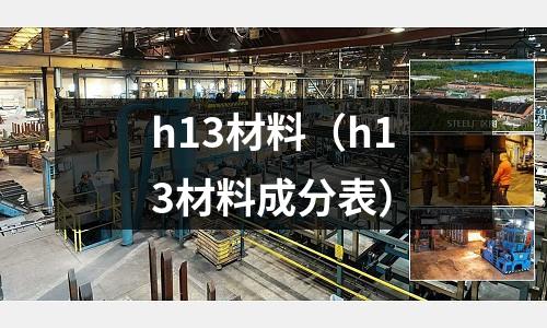 h13材料（h13材料成分表）