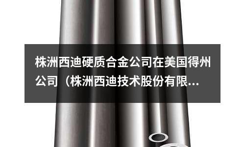 株洲西迪硬質合金公司在美國得州公司（株洲西迪技術股份有限公司）