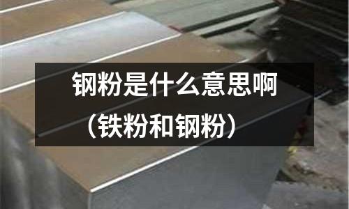 鋼粉是什么意思啊（鐵粉和鋼粉）