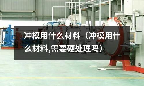 沖模用什么材料（沖模用什么材料,需要硬處理嗎）