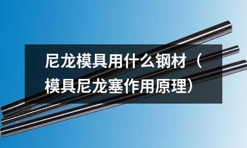 尼龍模具用什么鋼材（模具尼龍塞作用原理）