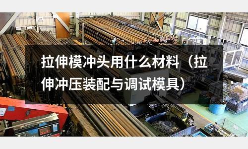 拉伸模沖頭用什么材料（拉伸沖壓裝配與調試模具）