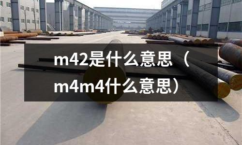 m42是什么意思（m4m4什么意思）