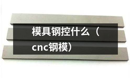 模具鋼控什么(cnc鋼模)