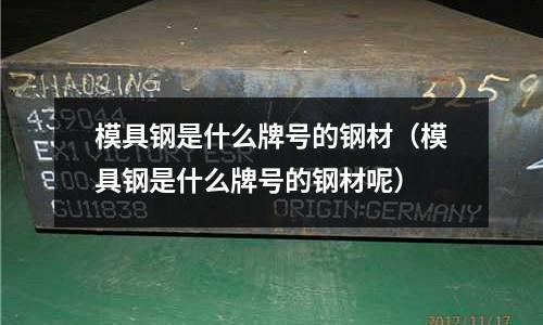 模具鋼是什么牌號的鋼材(模具鋼是什么牌號的鋼材呢)
