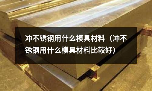 沖不銹鋼用什么模具材料(沖不銹鋼用什么模具材料比較好)