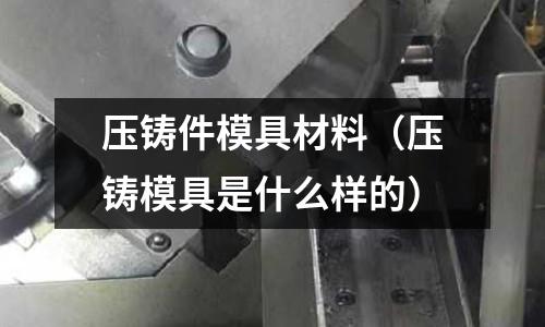 壓鑄件模具材料（壓鑄模具是什么樣的）