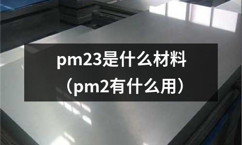 pm23是什么材料(pm2有什么用)