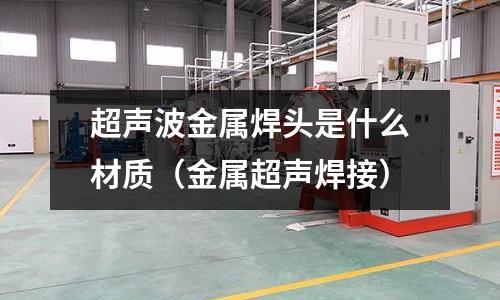 超聲波金屬焊頭是什么材質（金屬超聲焊接）