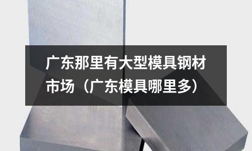 廣東那里有大型模具鋼材市場(chǎng)（廣東模具哪里多）