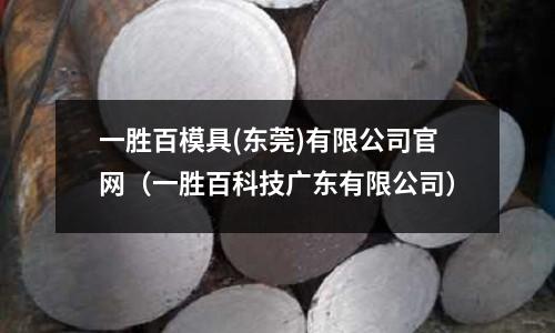 一勝百模具(東莞)有限公司官網（一勝百科技廣東有限公司）