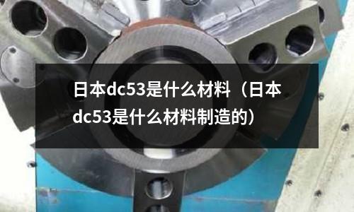 日本dc53是什么材料（日本dc53是什么材料制造的）