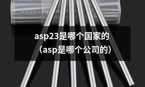 asp23是哪個國家的(asp是哪個公司的)