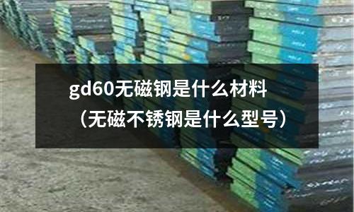 gd60無磁鋼是什么材料(無磁不銹鋼是什么型號)