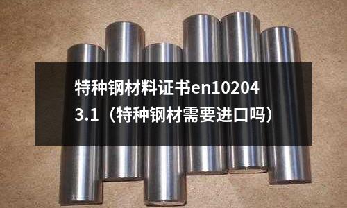 特種鋼材料證書en102043.1(特種鋼材需要進口嗎)