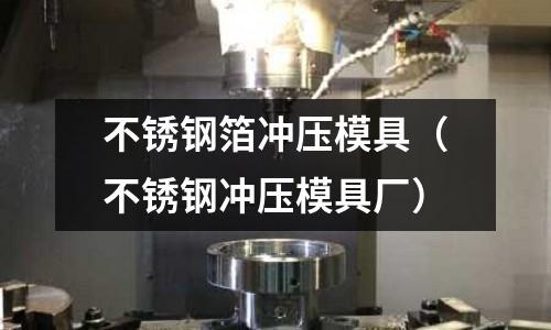 不銹鋼箔沖壓模具（不銹鋼沖壓模具廠）