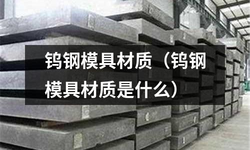 鎢鋼模具材質（鎢鋼模具材質是什么）