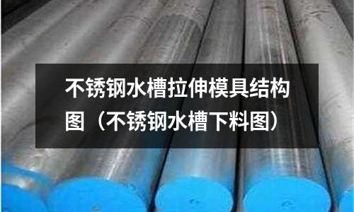 不銹鋼水槽拉伸模具結構圖（不銹鋼水槽下料圖）