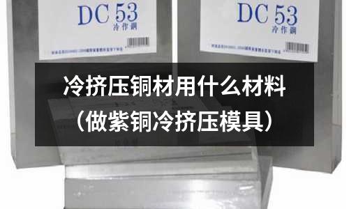 冷擠壓銅材用什么材料（做紫銅冷擠壓模具）