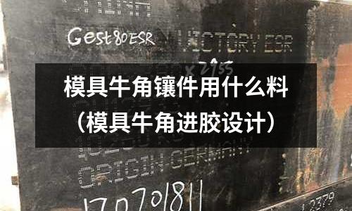 模具牛角鑲件用什么料（模具牛角進(jìn)膠設(shè)計(jì)）