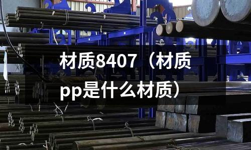 材質8407（材質pp是什么材質）