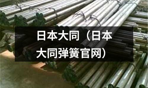 日本大同(日本大同彈簧官網)