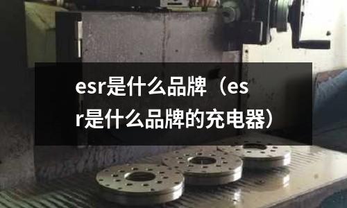 esr是什么品牌(esr是什么品牌的充電器)