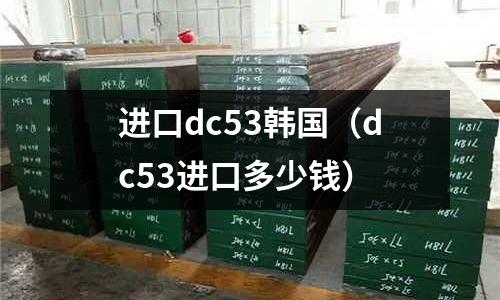 進口dc53韓國（dc53進口多少錢）