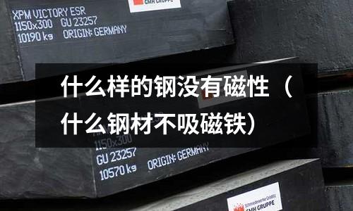什么樣的鋼沒有磁性(什么鋼材不吸磁鐵)