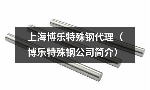 上海博樂特殊鋼代理（博樂特殊鋼公司簡介）