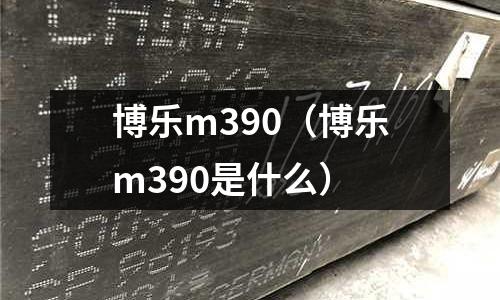博樂m390（博樂m390是什么）