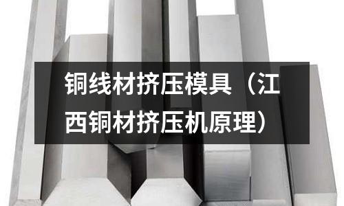 銅線材擠壓模具（江西銅材擠壓機(jī)原理）