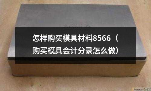 怎樣購買模具材料8566（購買模具會計分錄怎么做）