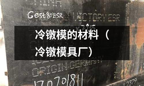 冷鐓模的材料（冷鐓模具廠）