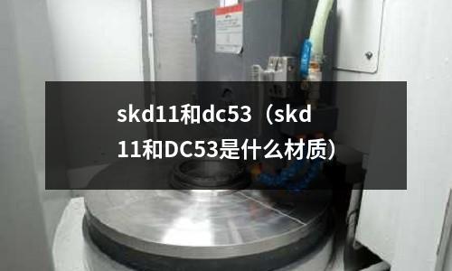 skd11和dc53（skd11和DC53是什么材質(zhì)）