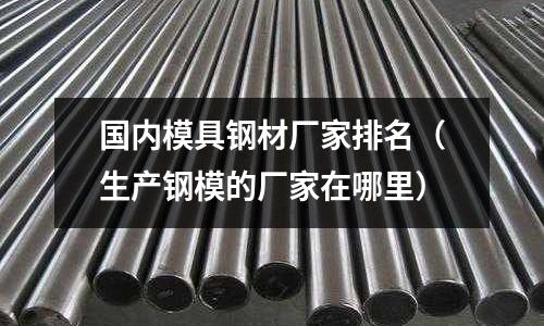 國內模具鋼材廠家排名(生產鋼模的廠家在哪里)