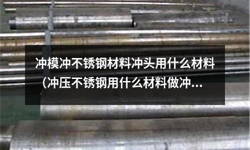 沖模沖不銹鋼材料沖頭用什么材料(沖壓不銹鋼用什么材料做沖頭)