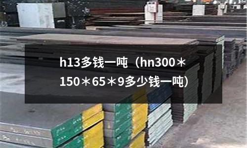 h13多錢一噸(hn300*150*65*9多少錢一噸)