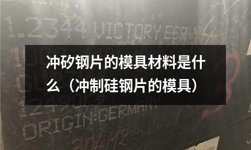 沖矽鋼片的模具材料是什么（沖制硅鋼片的模具）