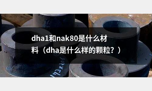 dha1和nak80是什么材料(dha是什么樣的顆粒?)