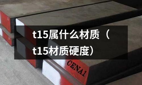 t15屬什么材質(zhì)(t15材質(zhì)硬度)