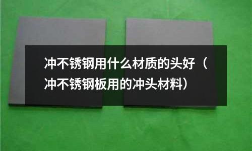 沖不銹鋼用什么材質的頭好(沖不銹鋼板用的沖頭材料)