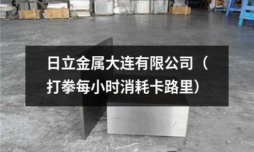 日立金屬大連有限公司(打拳每小時消耗卡路里)