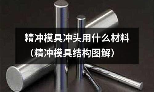 精沖模具沖頭用什么材料（精沖模具結(jié)構(gòu)圖解）